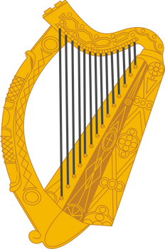 Irish Harp Symbol
