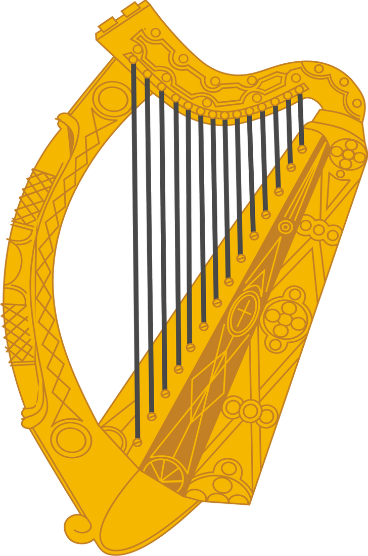 Harp Sign Irish Harp Symbol by PeterSchulzDA on DeviantArt
