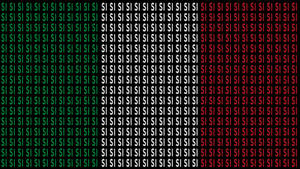 Italian Si (Yes) Flag