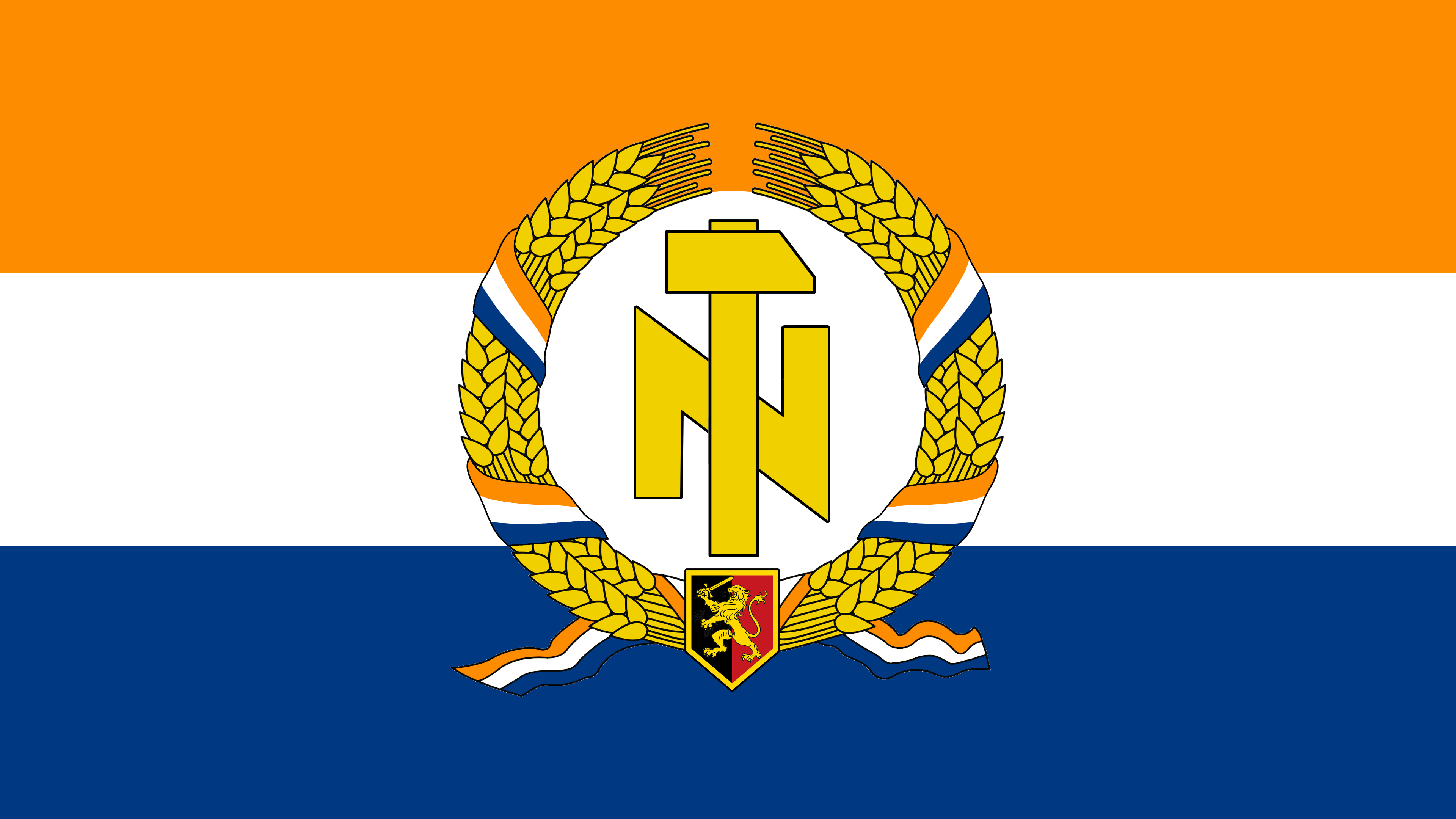 Dutch Nazbol Flag by PeterSchulzDA on DeviantArt