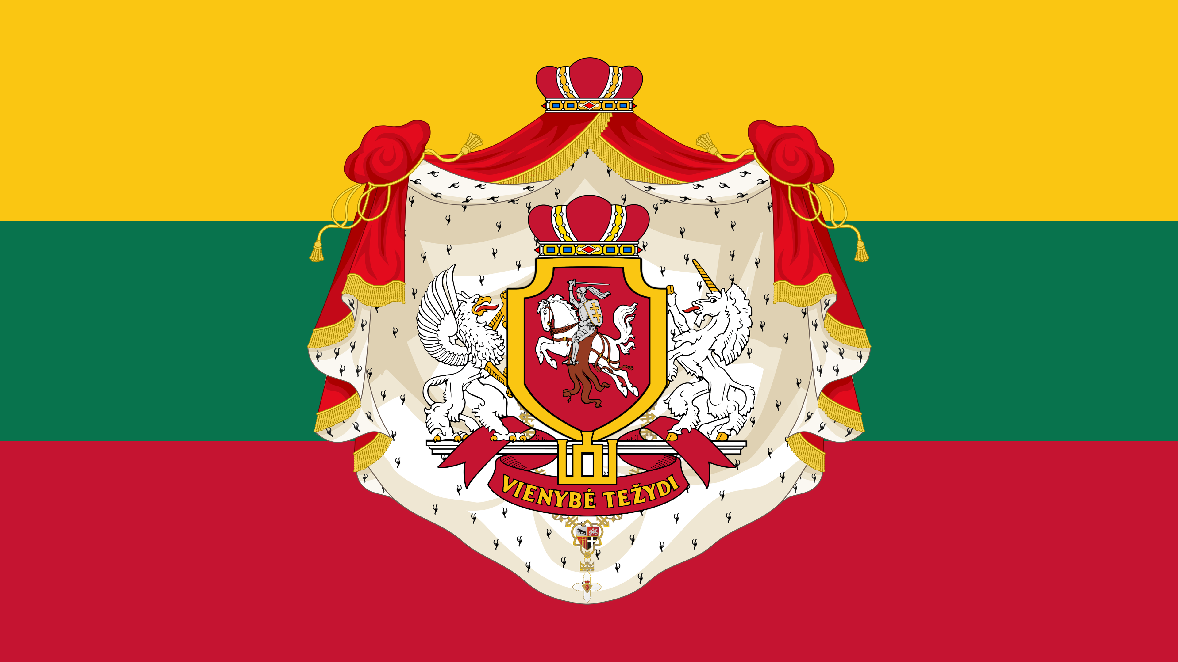Lithuania Flags Kingdom of Lithuania Flag - Variant 3 by PeterSchulzDA on DeviantArt