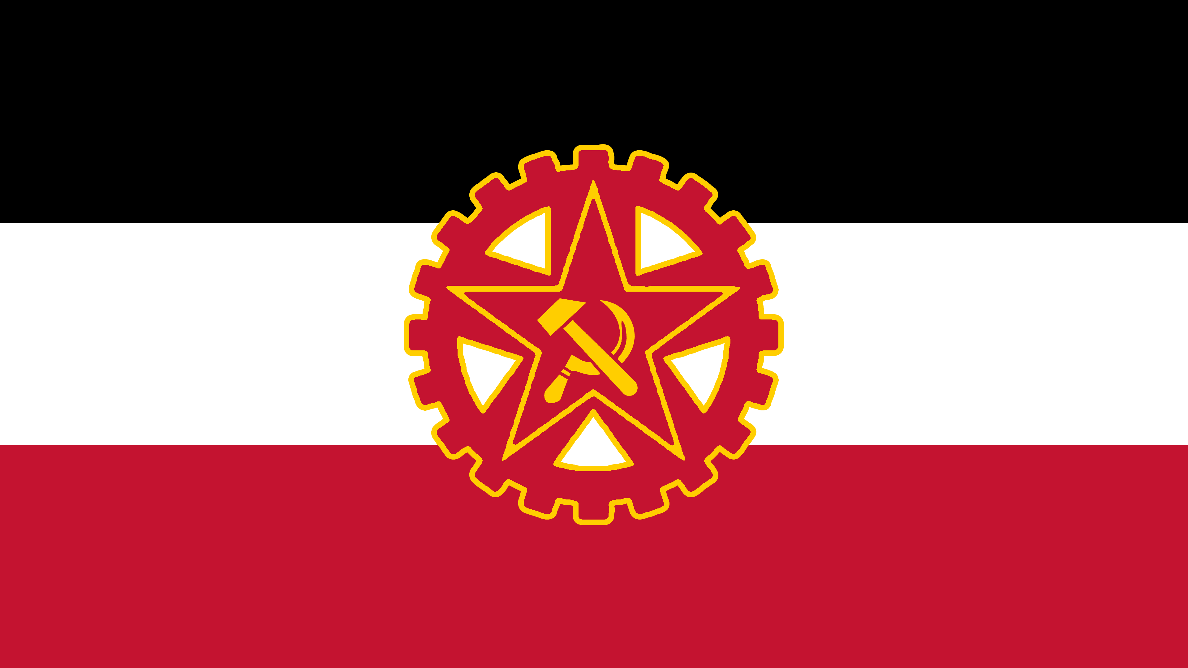 Communist German Empire Flag by PeterSchulzDA on DeviantArt
