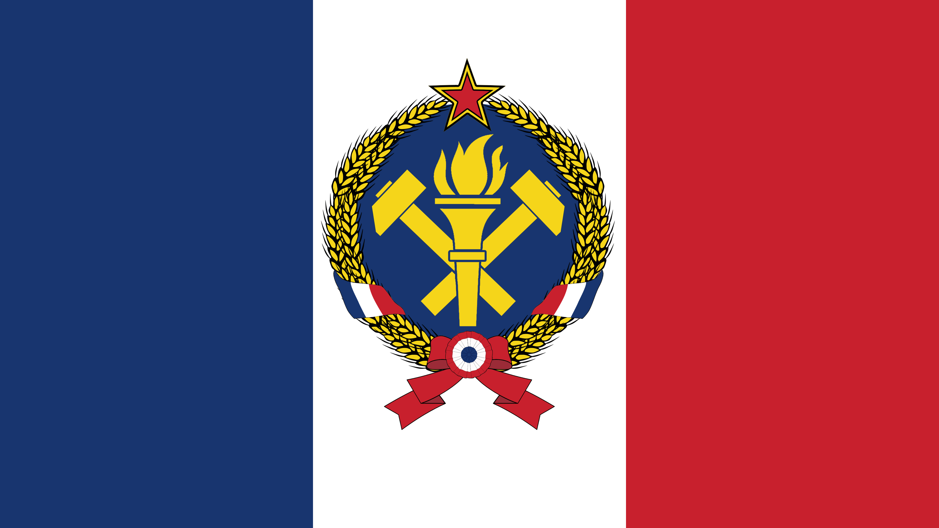 Commune Of France Flag - Redesign (Kaiserredux) by PeterSchulzDA on ...