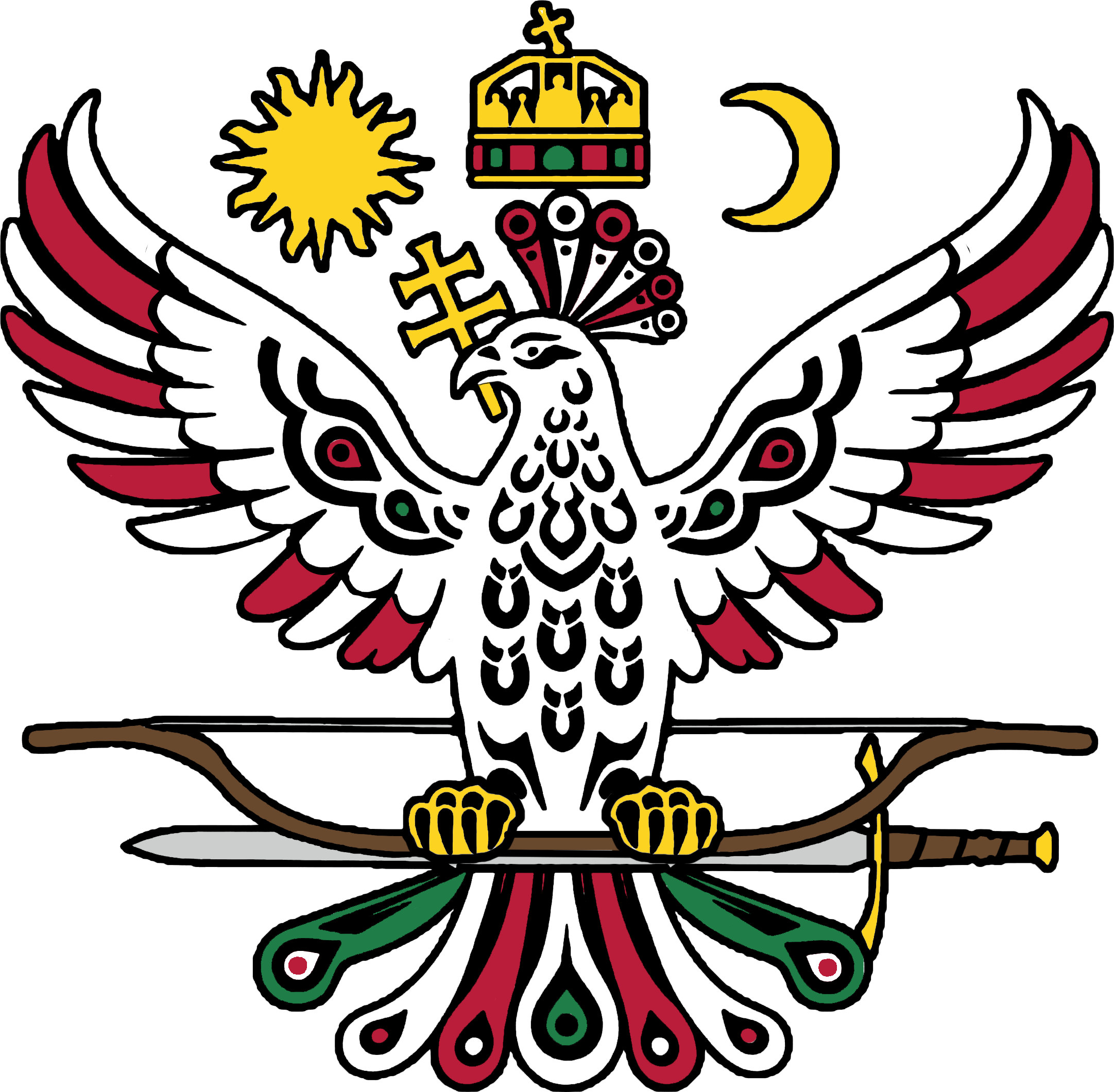 Turul Rajz Hungarian Eagle (Turul) - Coat of Arms by PeterSchulzDA on DeviantArt