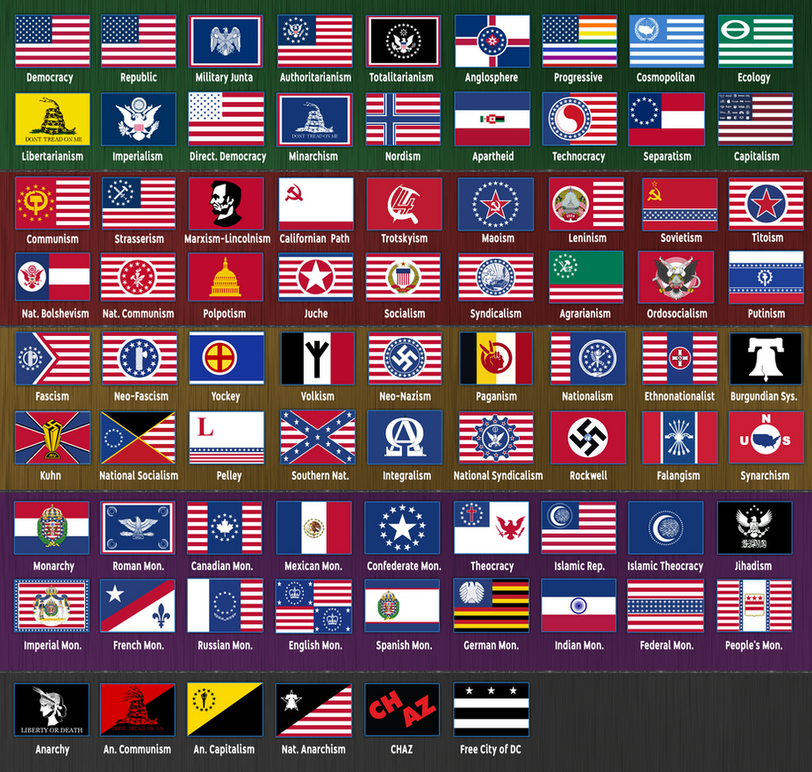 America Deviantart Flags Ideology Flags - United States by PeterSchulzDA on DeviantArt