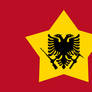 Hoxhaist Albania Flag Redesign