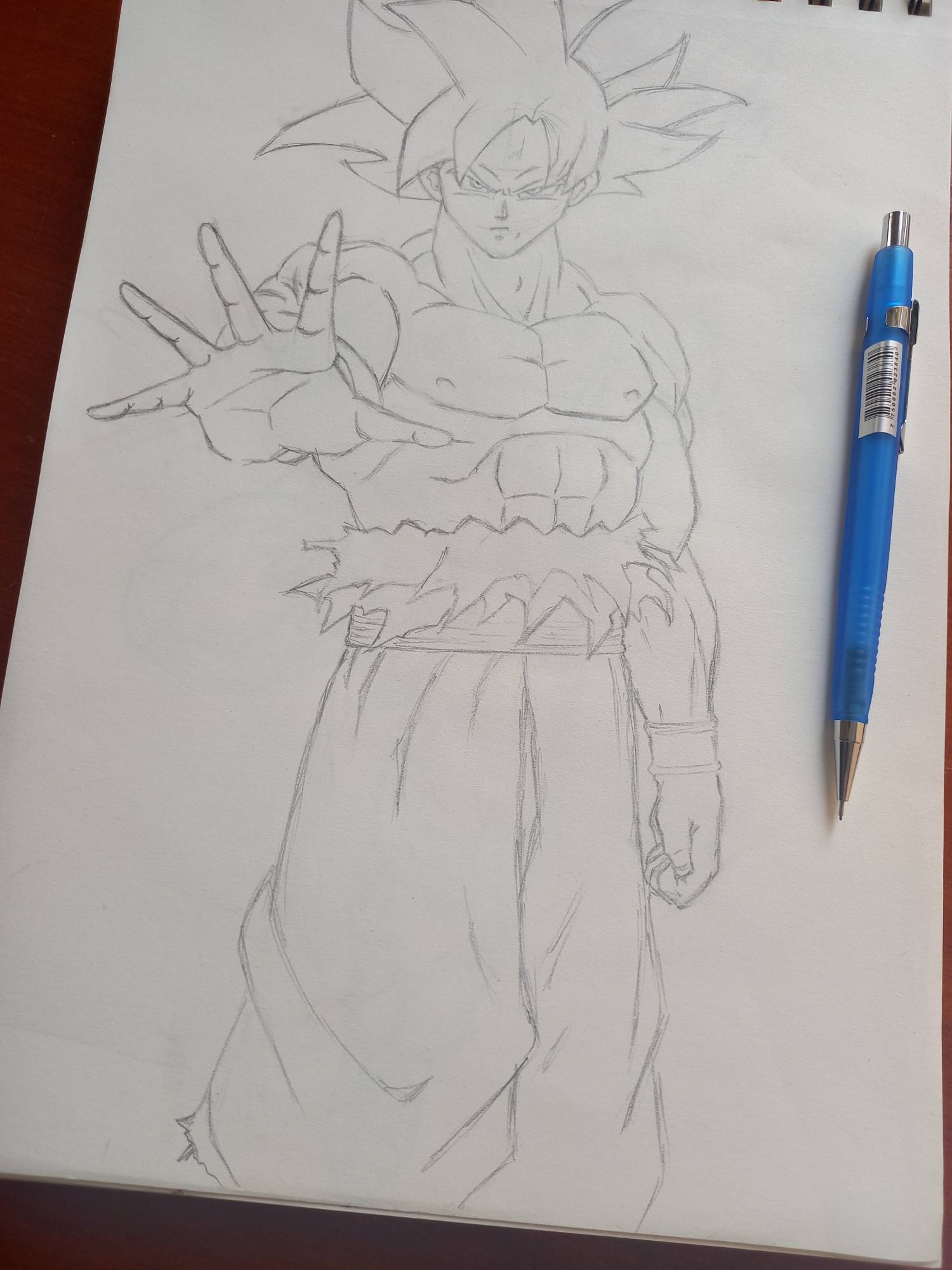 dibujo a lapiz dragon ball z goku ultra instinto by dapega79 on DeviantArt