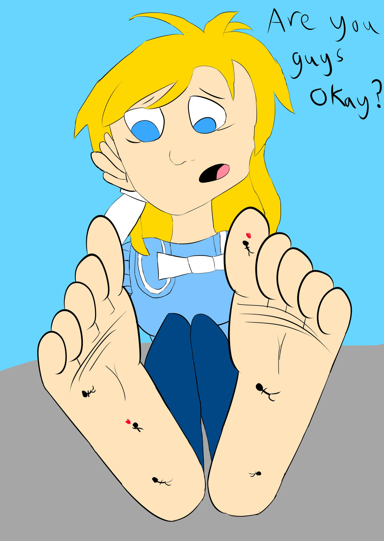 Breya accidental feet crush (request) by weirdo6264 on DeviantArt