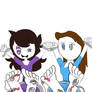 Jaiden and Rebecca hypnotized feet tickle (request