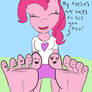 Pinkie Pie's feet