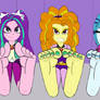 The Dazzlings feet