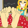 Miss Delight's feet