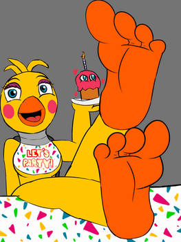 Toy Chica's feet