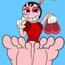 Hilda Berg's feet