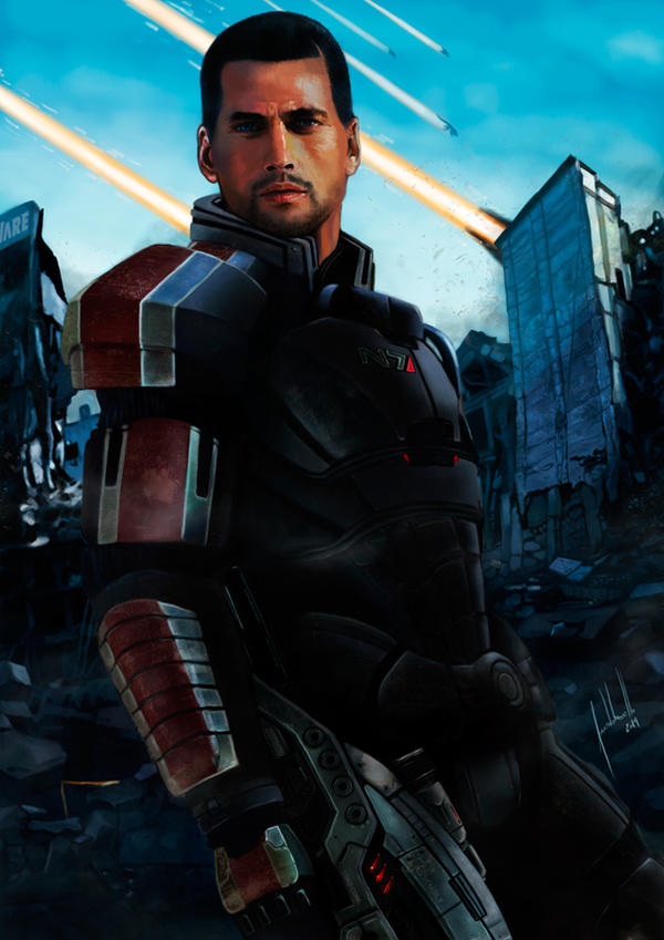 Mass Effect - Commander Shepard by Facuam on DeviantArt