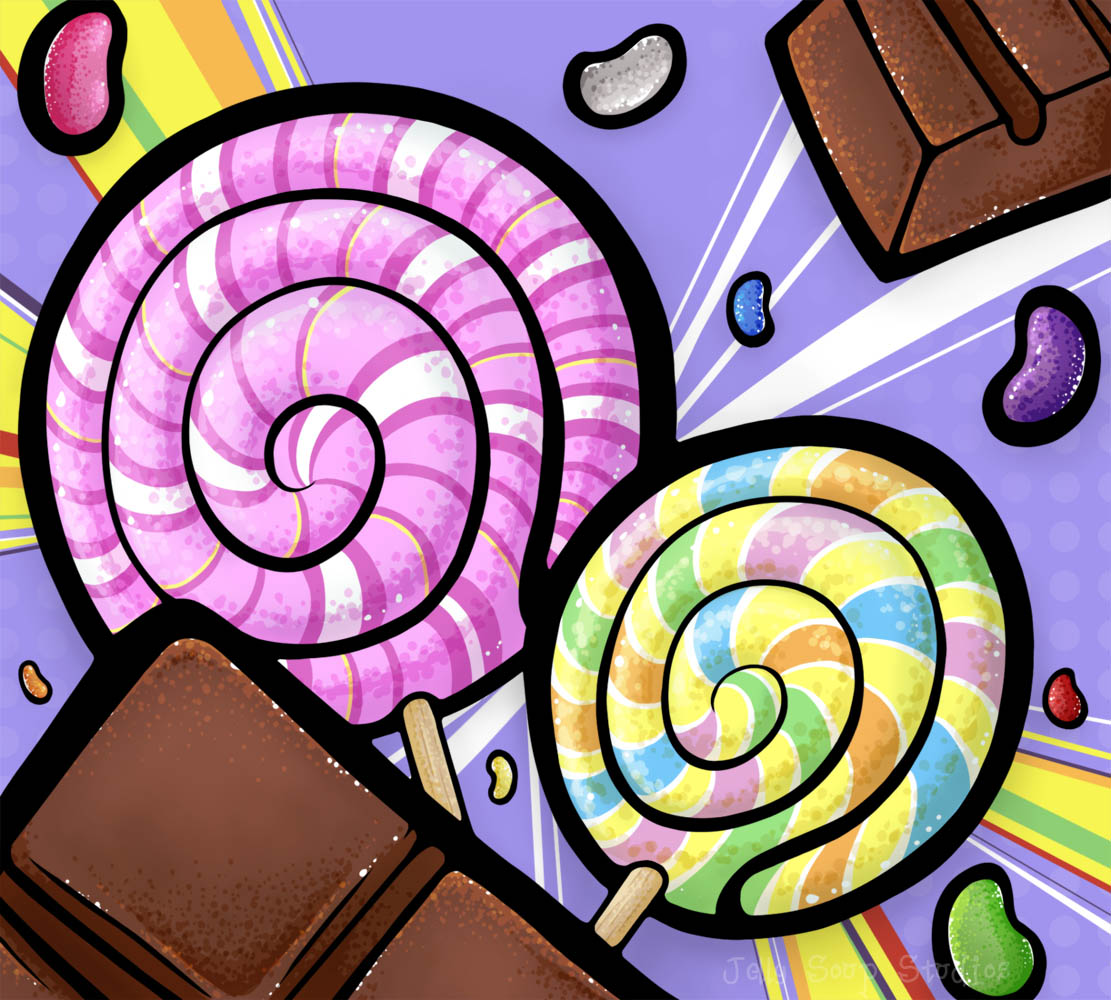 Candy Explosion by JellySoupStudios on DeviantArt