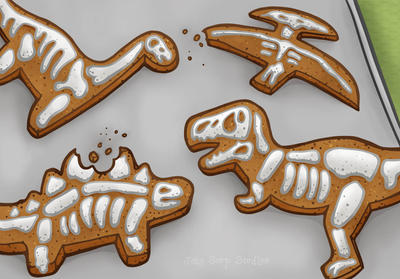 Dino Cookies