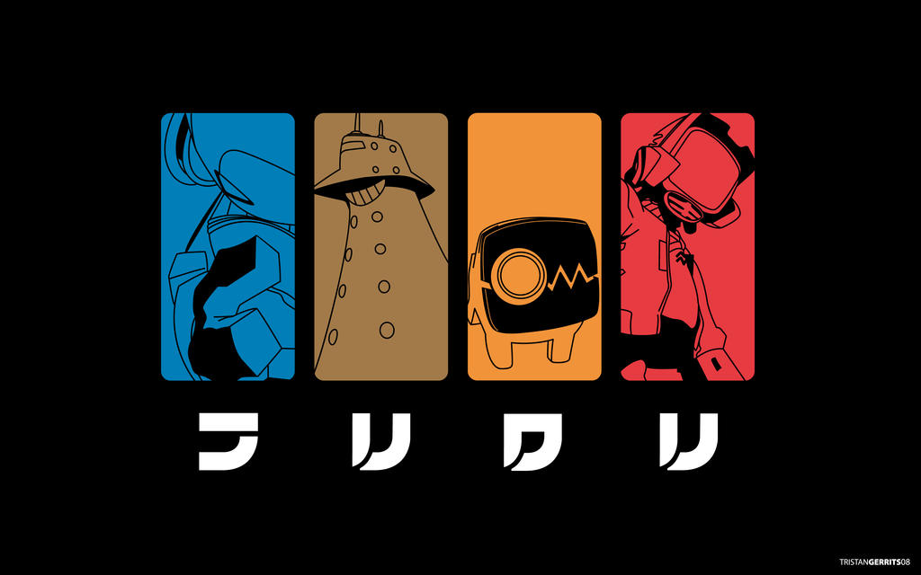 FLCL - Robots Wallpaper by Pencil-Dragonslayer