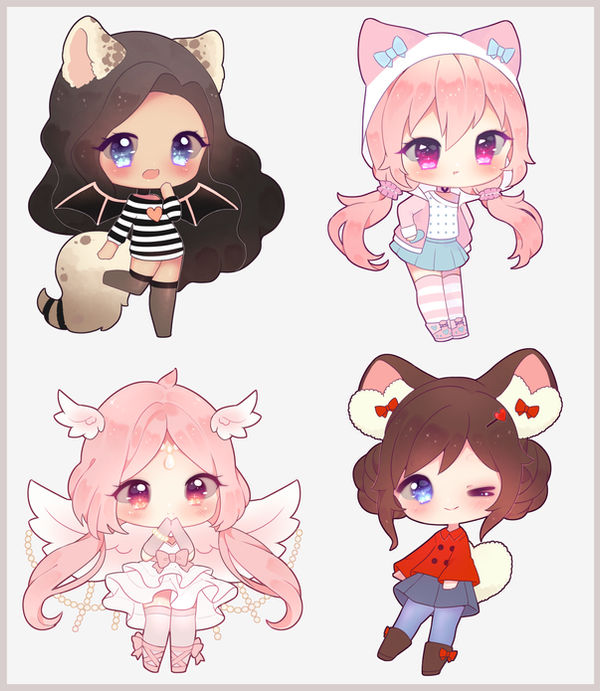 simple chibi commission BATCH by antay6oo9 on DeviantArt