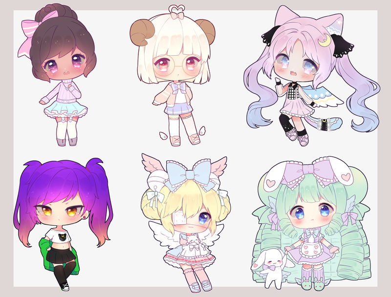 simple chibi commission BATCH 2 by antay6oo9 on DeviantArt