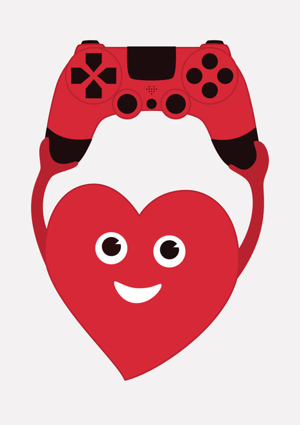 Gamer Heart by azzza