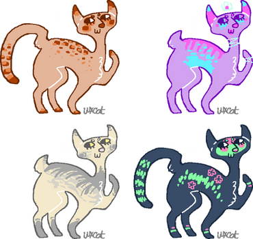 Cat adoptable set 1 [OPEN]