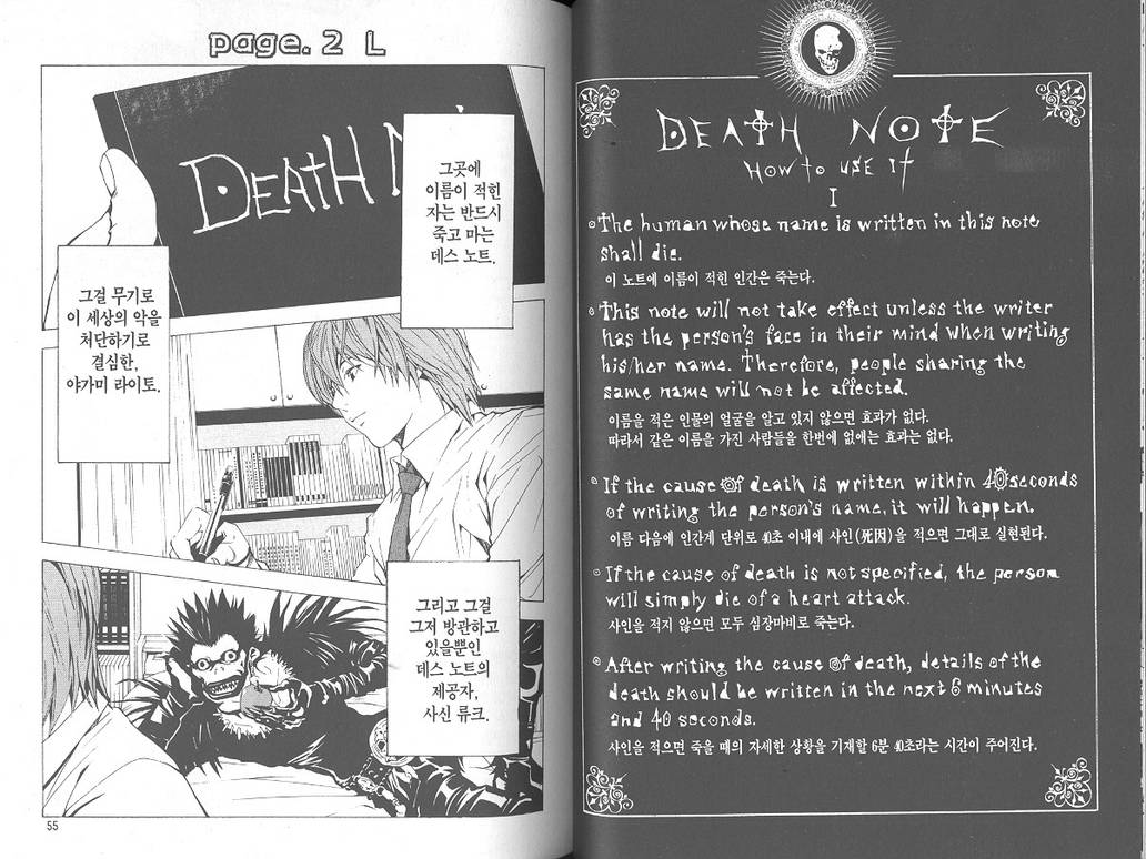 Deathnote page by kokomilk15 on DeviantArt