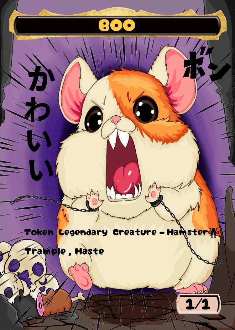 Boo- Custom MTG token I made for a friend by The3rdSeason on DeviantArt