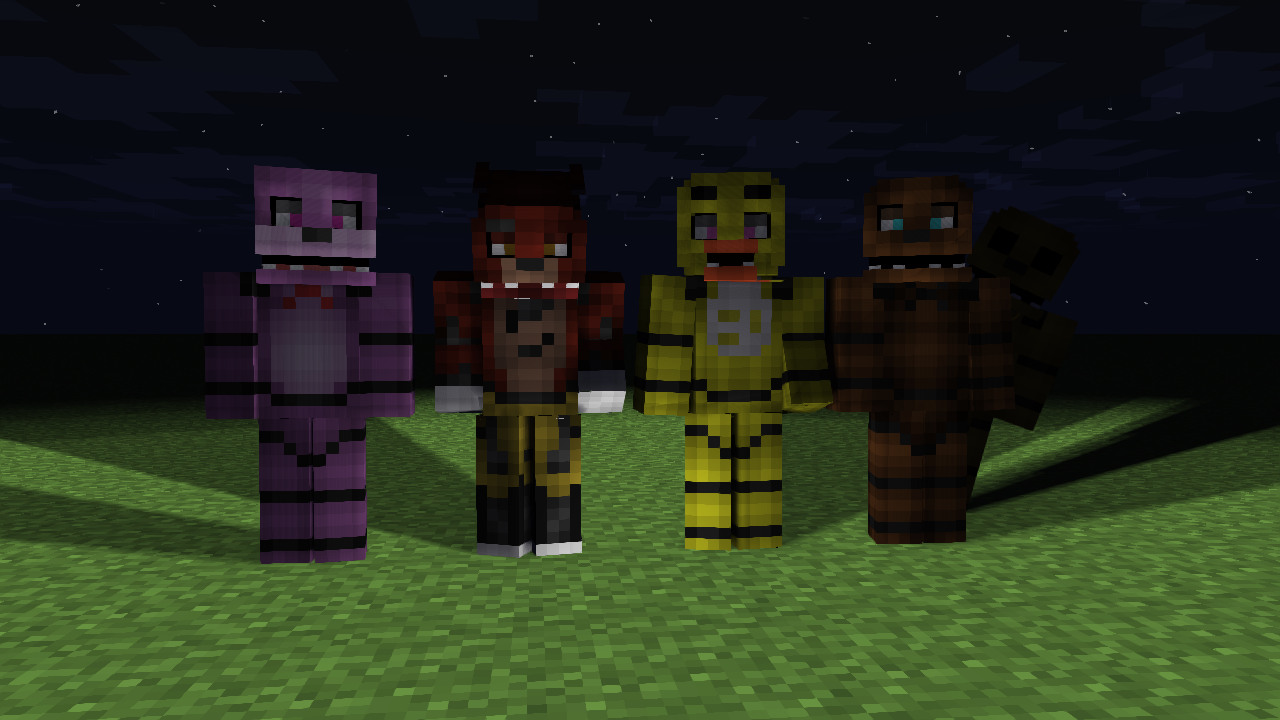 fnaf anime 2  Minecraft Skins