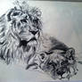 Lion Around sketch