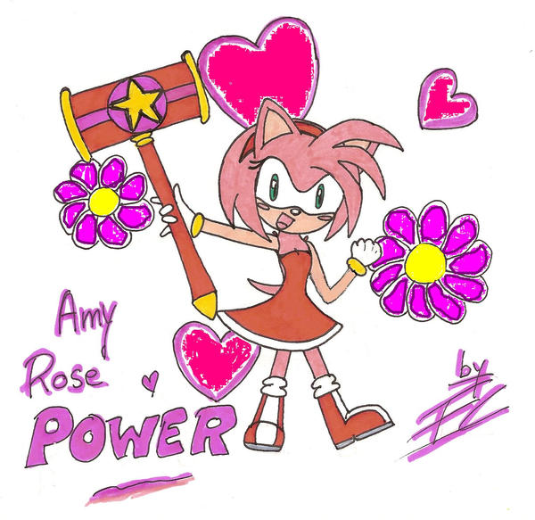 Amy Rose Power by RougeBatGirl86 on DeviantArt