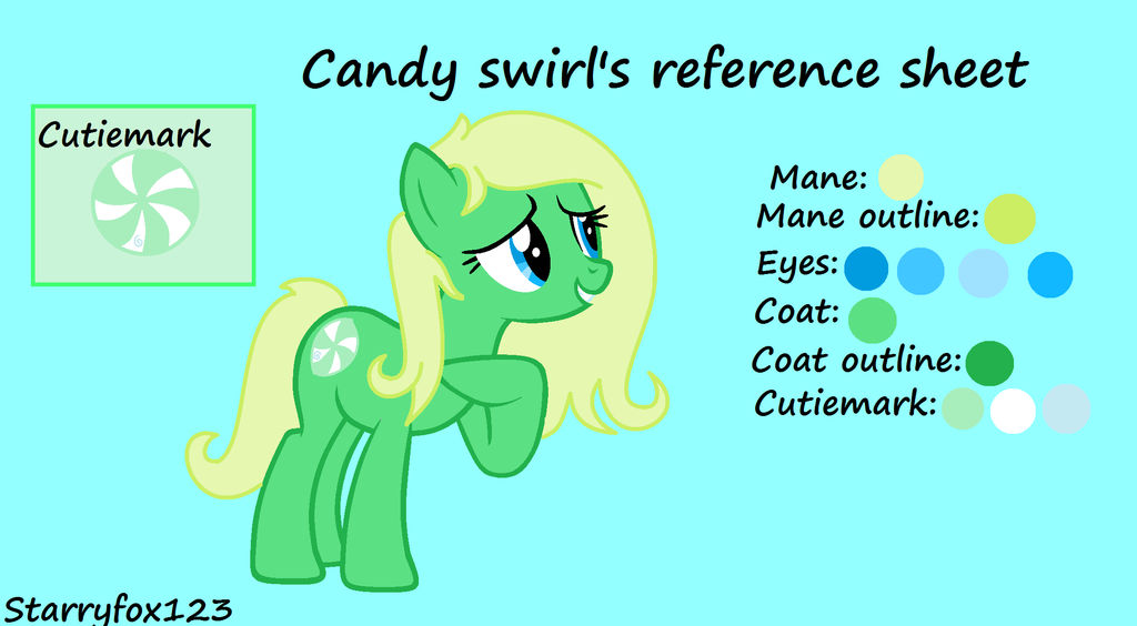 Candy swirl reference sheet (REQUEST) by xSavvy-Chanx on DeviantArt