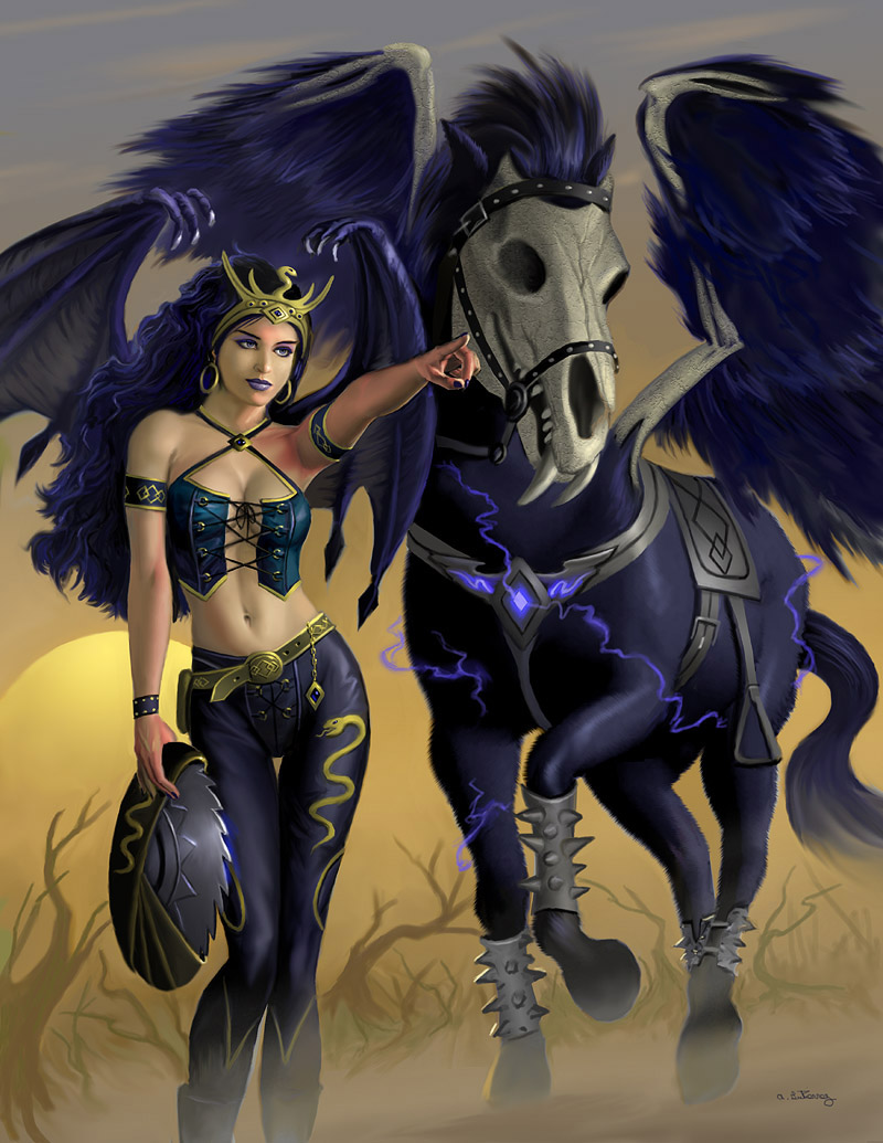 Kathalu And Vortex by AlanGutierrezArt