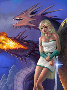 Dragons of Lodoss and Deedlit