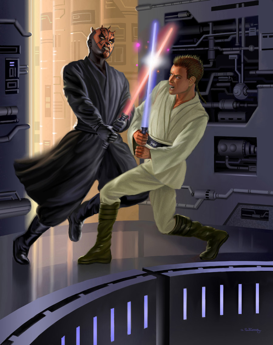 Jedi Masters Qui-Gon Jinn and Obi-Wan Kenobi by celedansuniverse on  DeviantArt