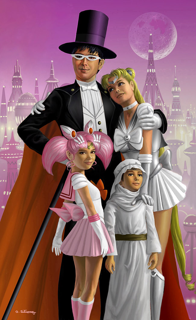 Sailor Moon Family by AlanGutierrezArt on DeviantArt