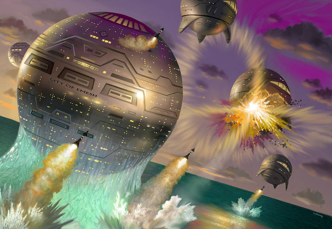 Space Viking's Throne by AlanGutierrezArt