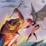 Pixie Fights A Zilla
