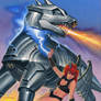 Pixie Fights a Mecha