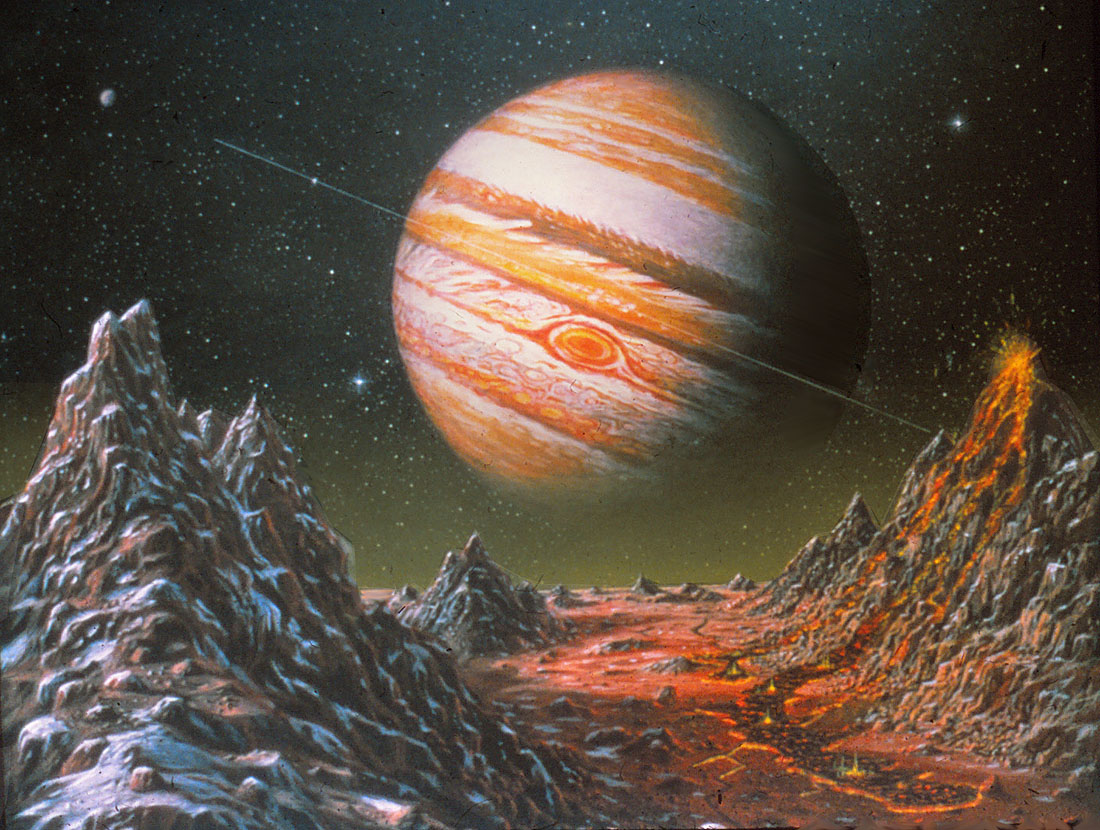 Jupiter From Io (original version) by AlanGutierrezArt