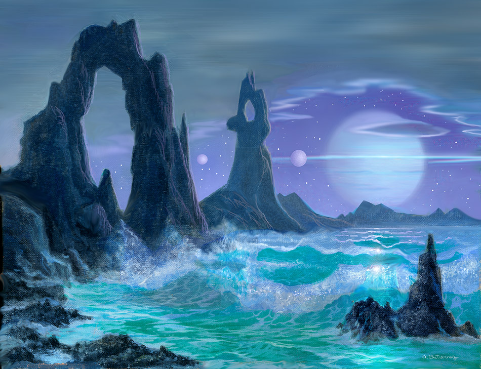Seashore by AlanGutierrezArt