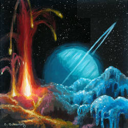 Fire And Ice Charity Art