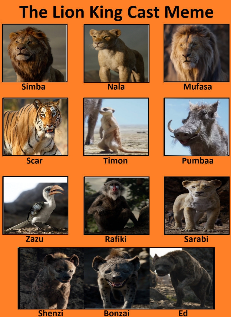 Simba the Lion King Real Life Meme Cast by Pinkyzilla123 on DeviantArt