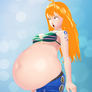 Nami fat sanji's food belly