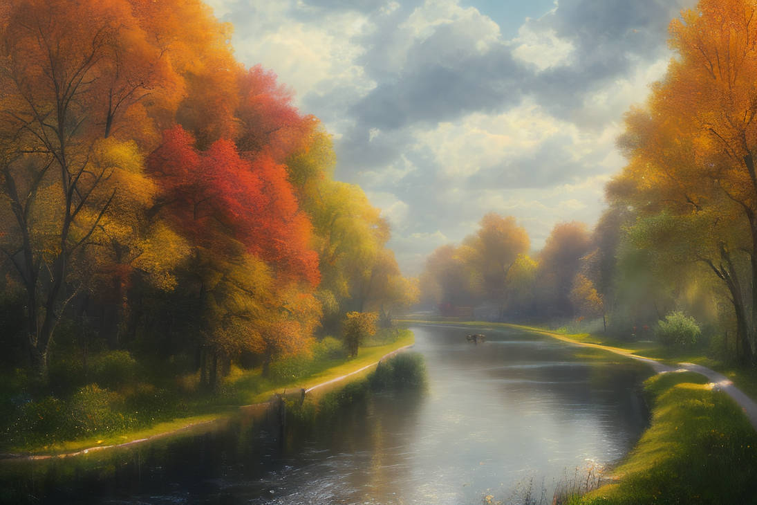 Fall season landscape 2 by midjourneyartworks on DeviantArt