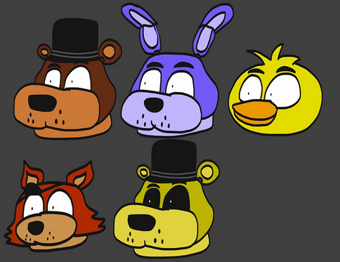 Fnafi FNAF Animatronics - Original by DoctorSmurf on DeviantArt