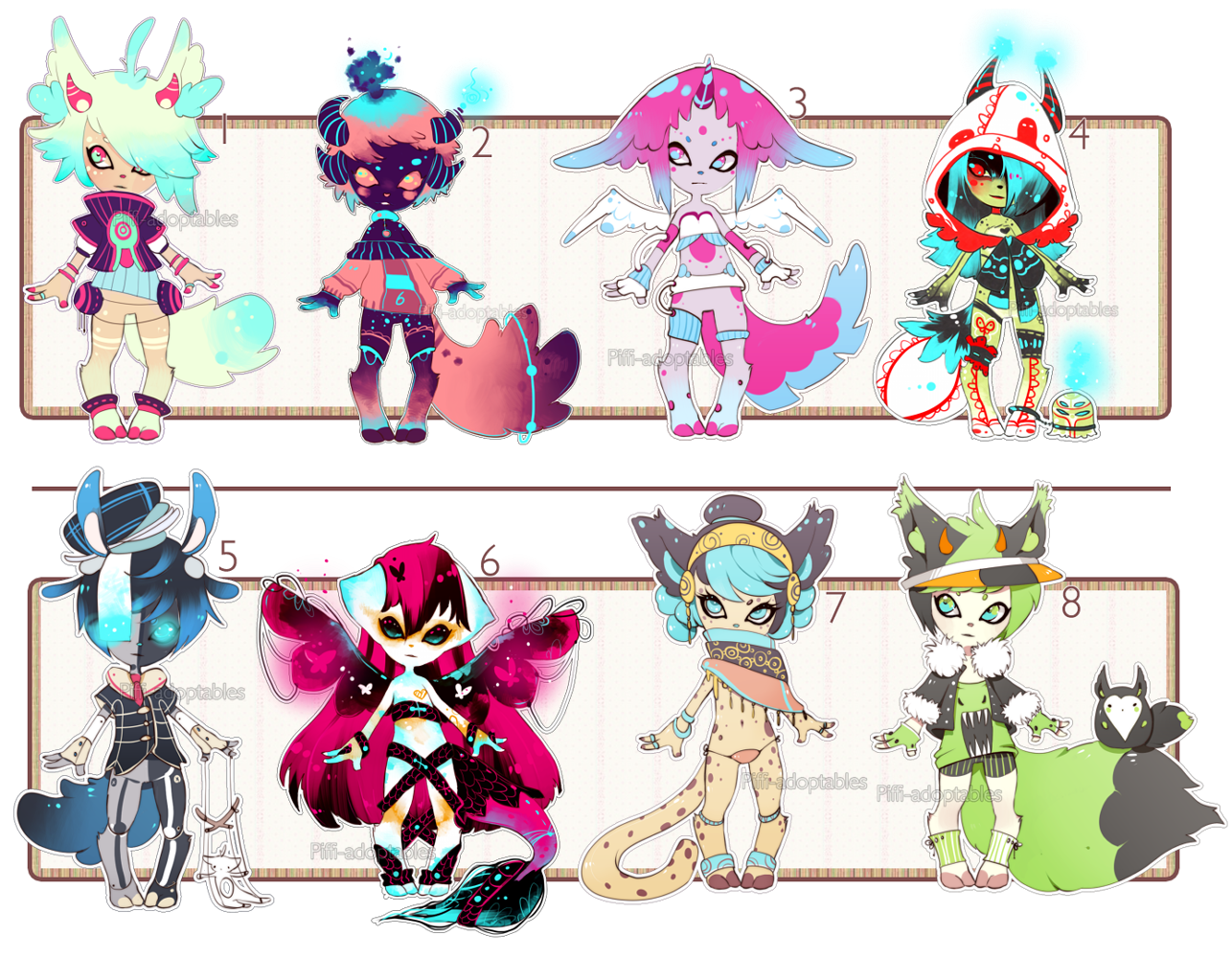 [CLOSED] ADOPT 26 - No-Human set 2