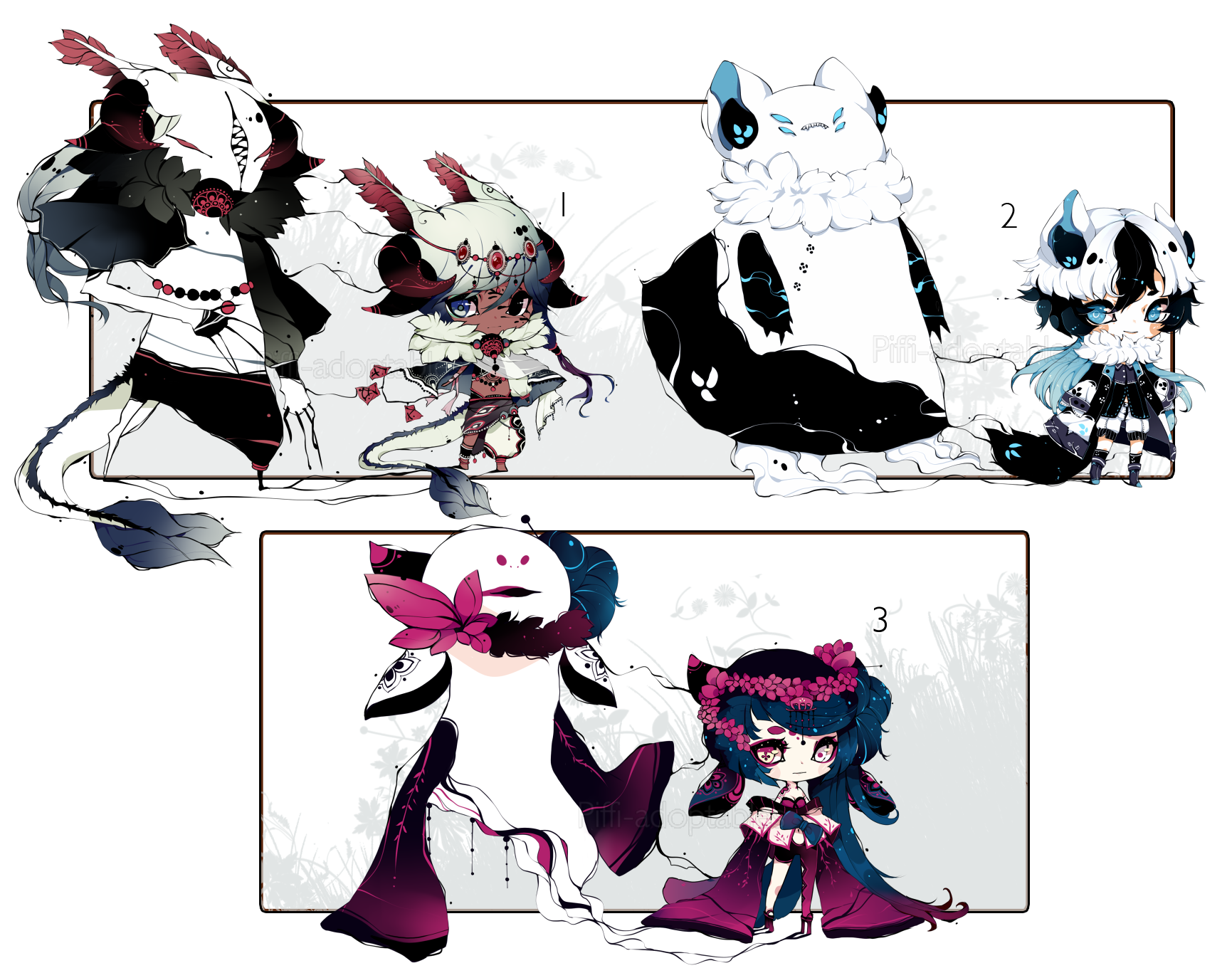 [CLOSED] ADOPT AUCTION 160 - Shadowmonsters