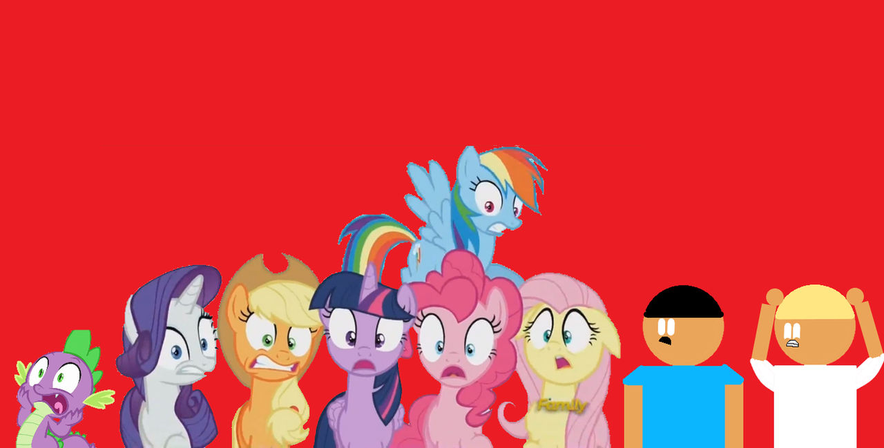 William, Diego, Spike And Mane 6 Shocked by williamsvenancio on DeviantArt