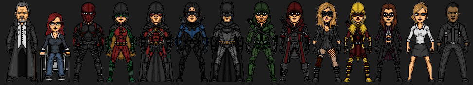 Bat and Arrow Families (Earth 9-17)